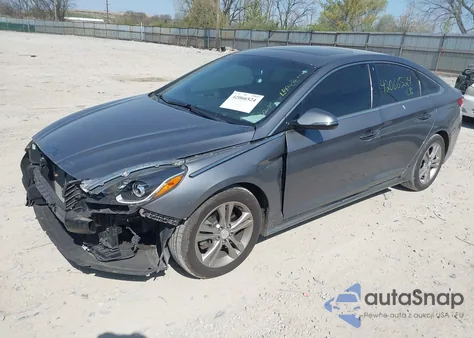 2019 Hyundai Sonata Sport из США, поврежденный, VIN 5NPE34AF2KH737813